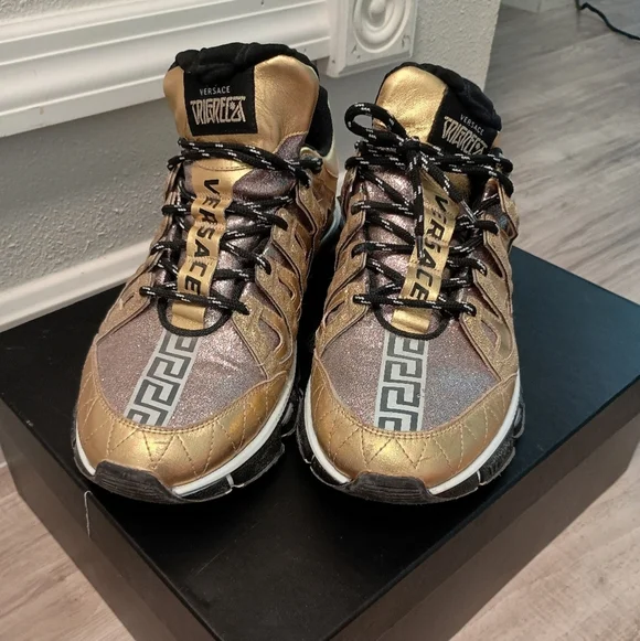 designer LIMITED EDITION VERSACE Trigreca Glitter sneaker